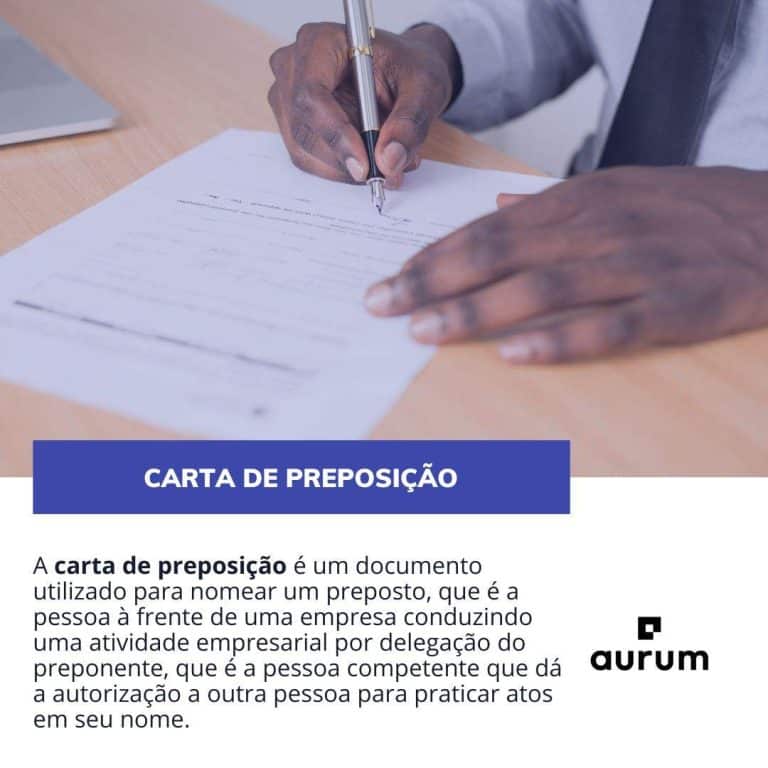 Carta De Preposição O Que é E Características Modelo 2440