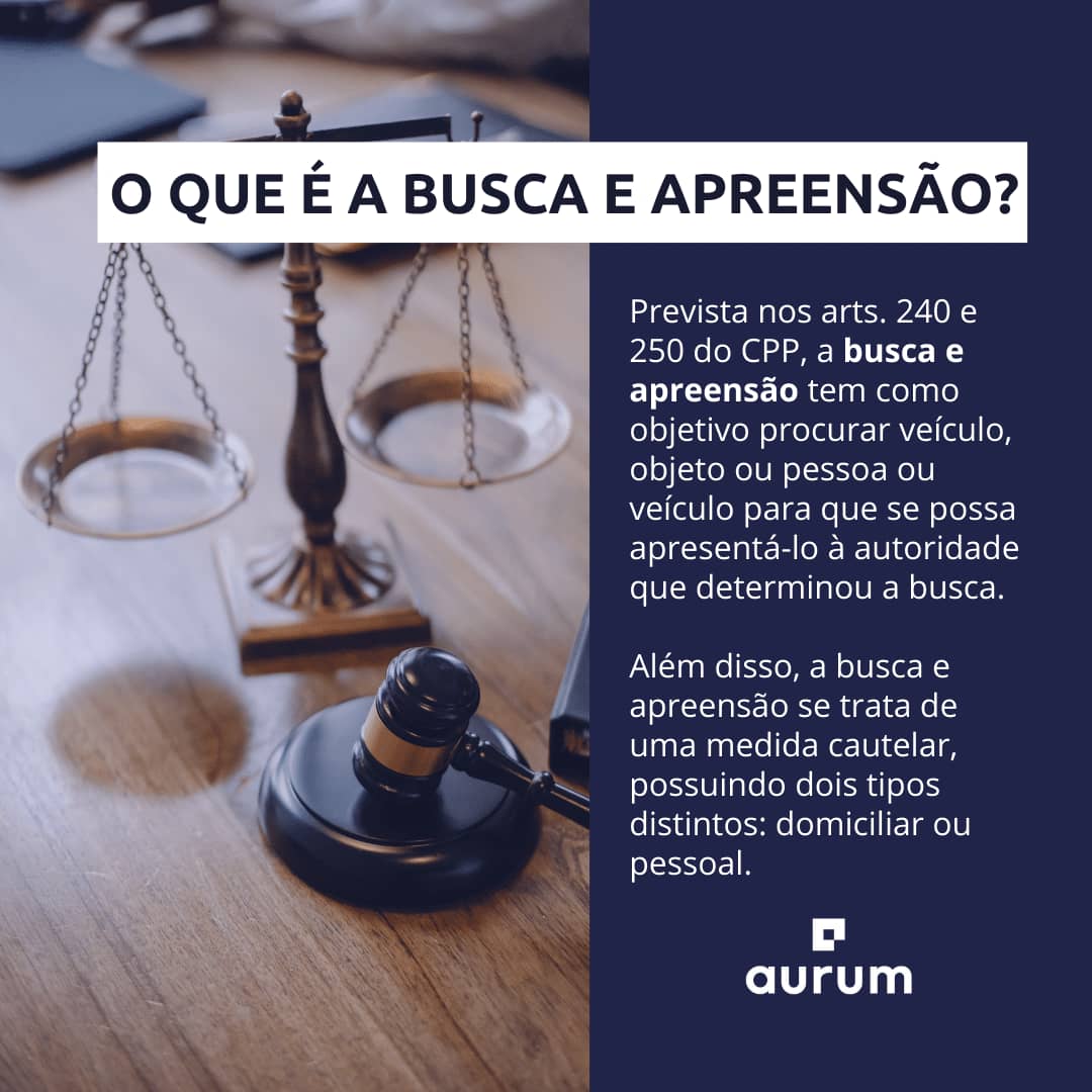 Veja o que é a busca e apreensão