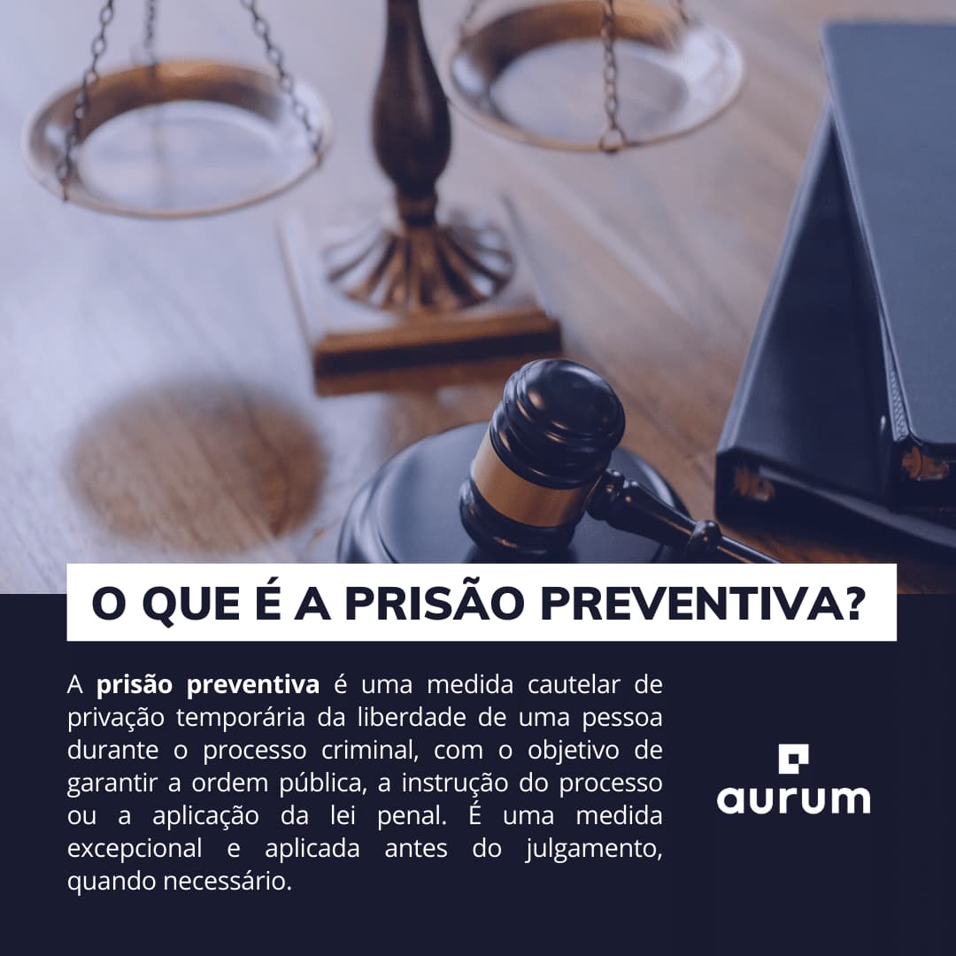 Confira o que é a prisão preventiva