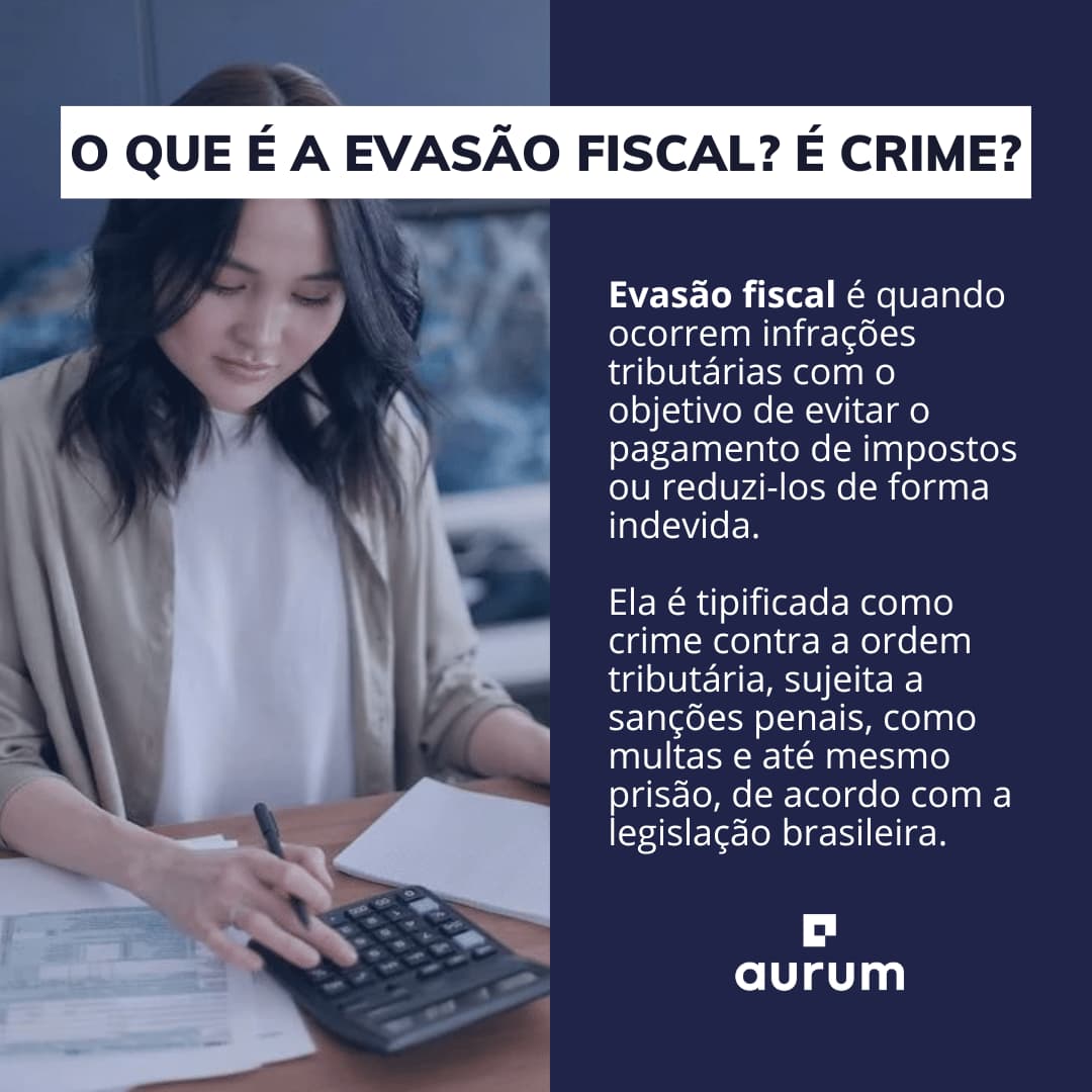 Entenda se a prática de evasão fiscal é crime