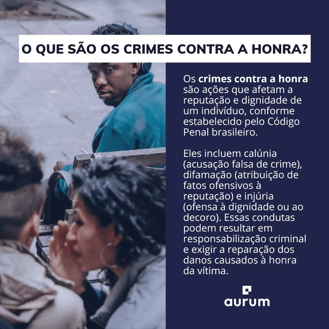 Confira o que são os crimes contra a honra