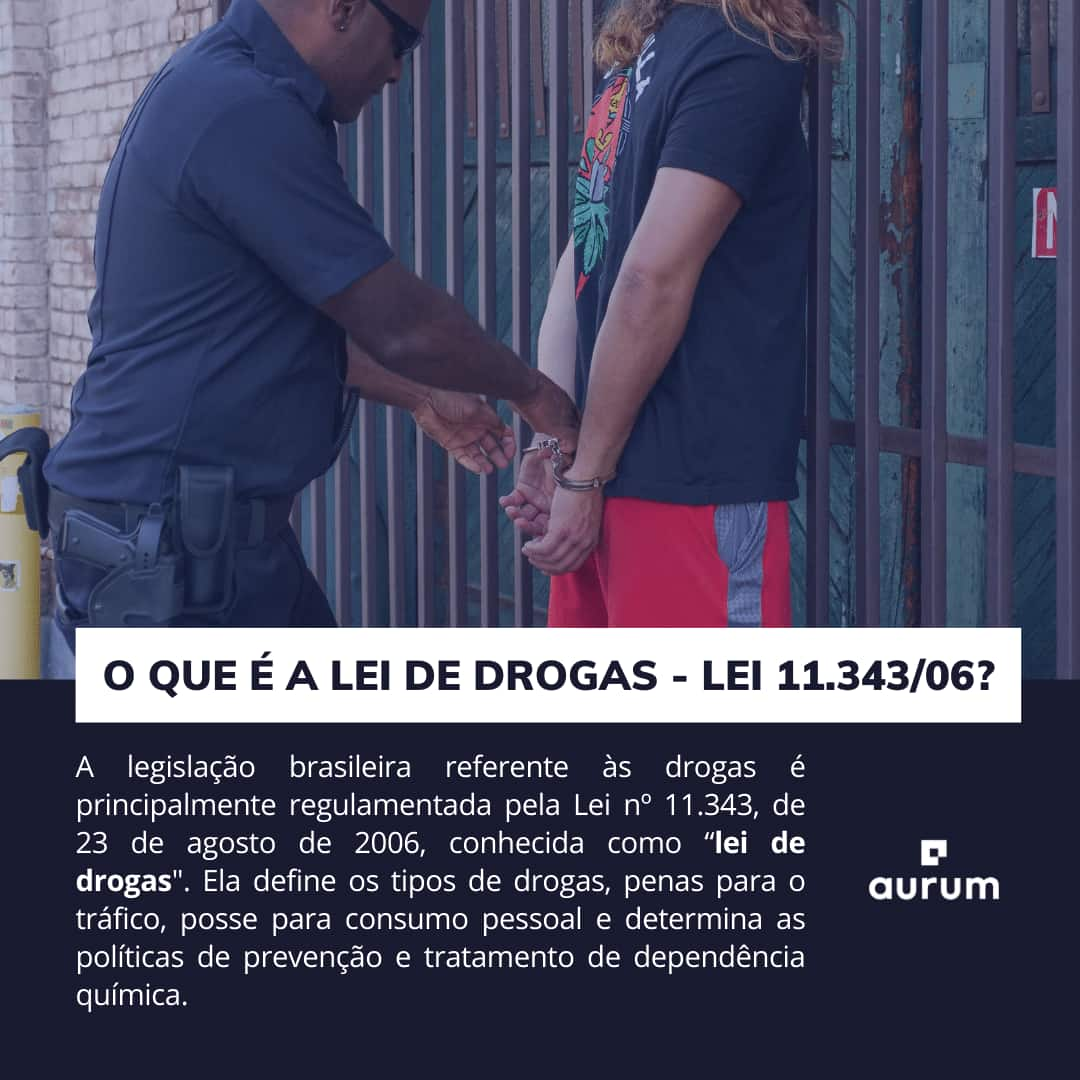 O que é a lei de drogas e quais os seus principais artigos!