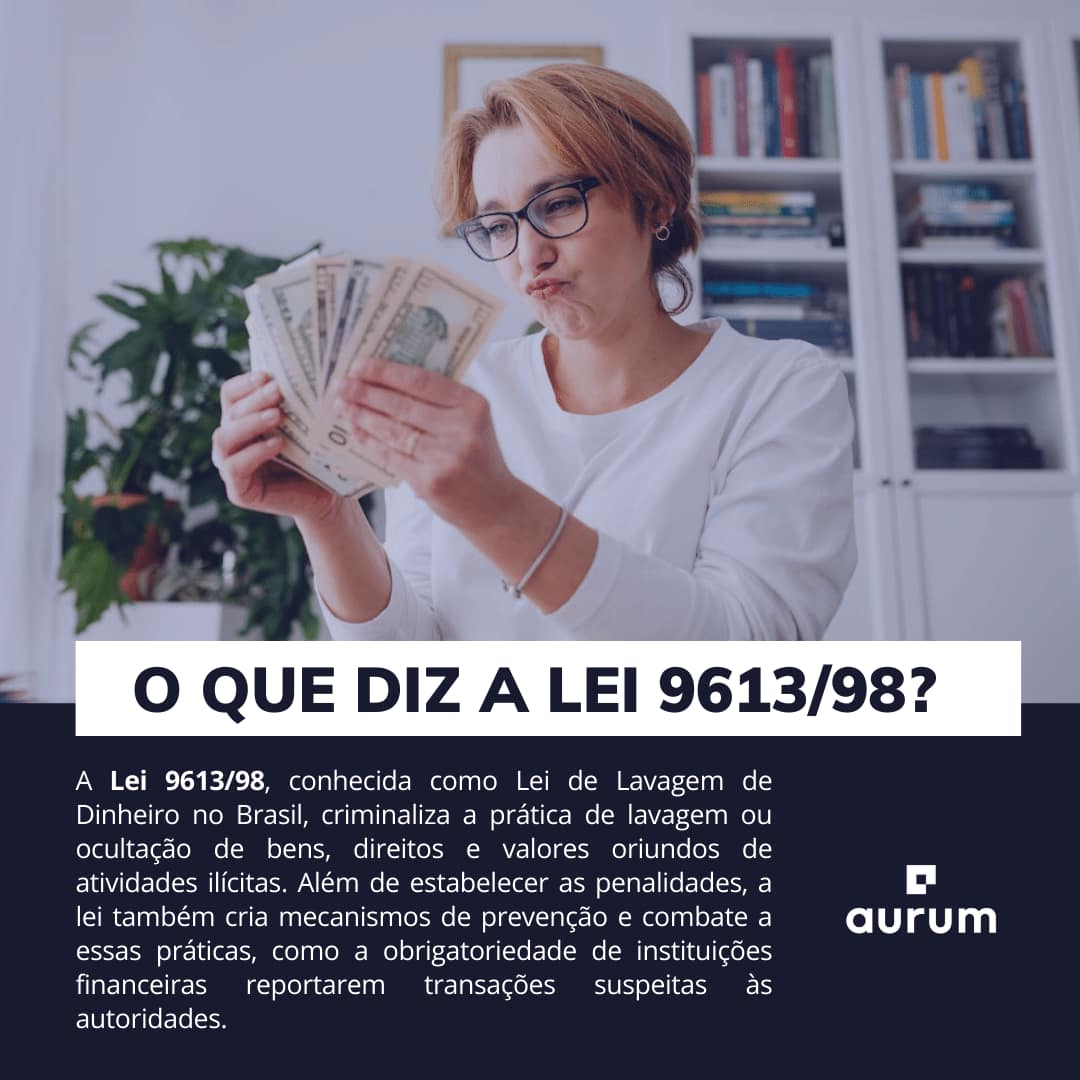 Sobre o que trata a lei 9613/98?