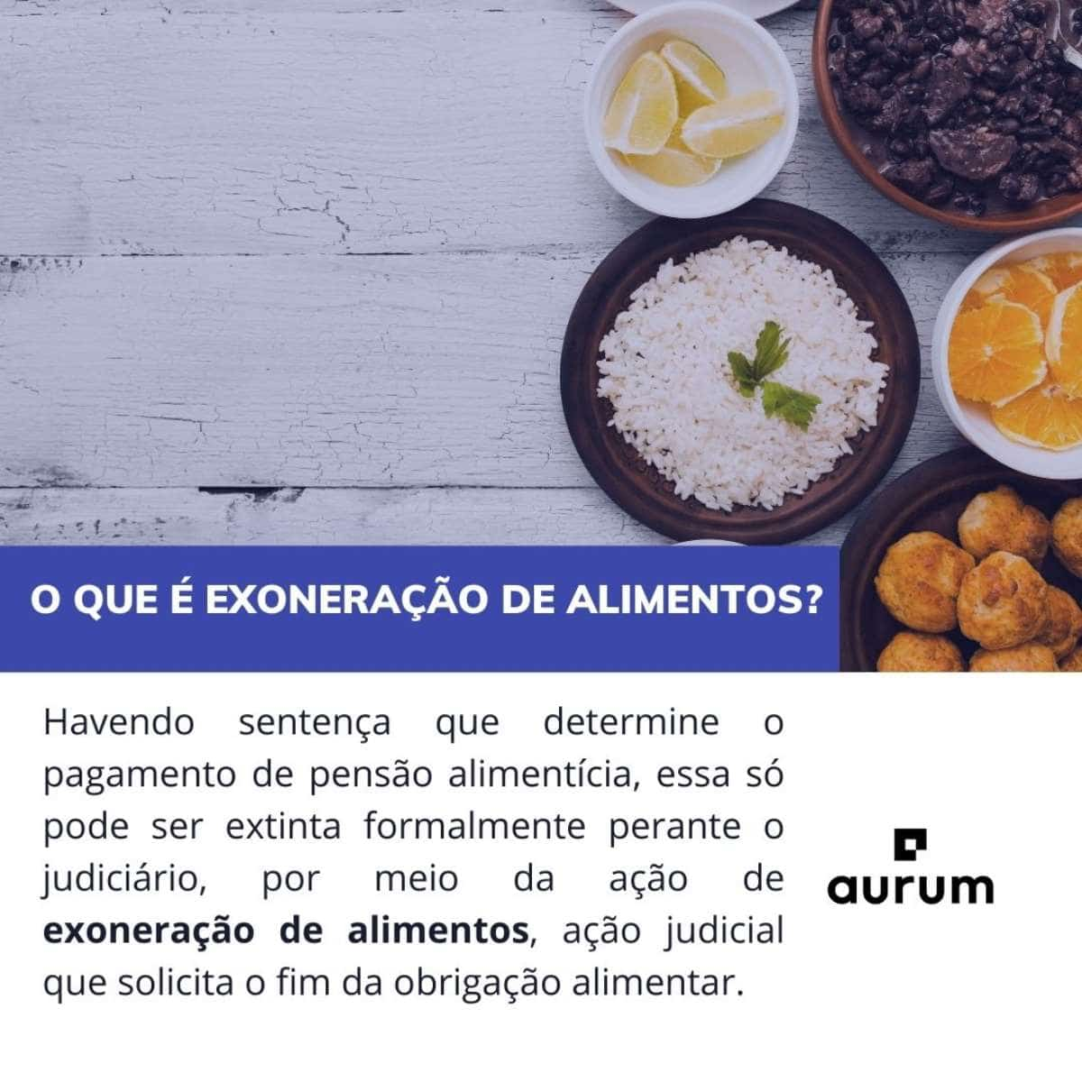 Entenda o conceito de exoneração de alimentos.