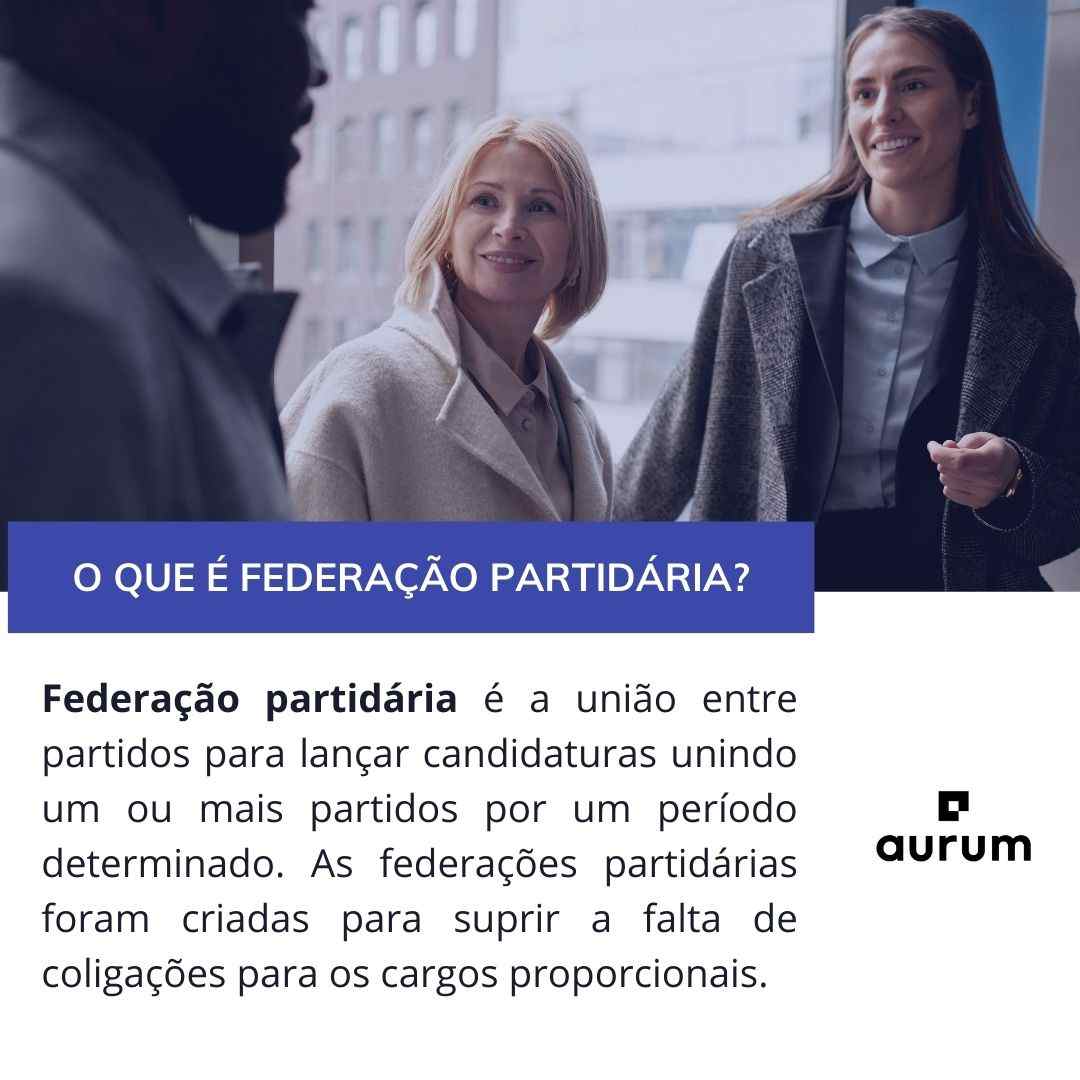 Entenda o que é federação partidária