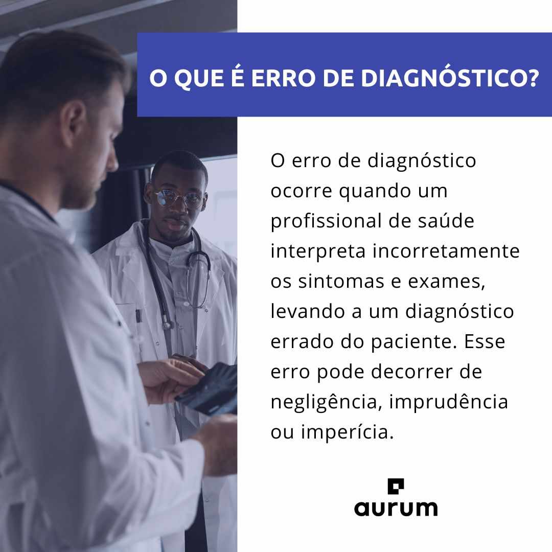 Saiba o que é erro de diagnóstico