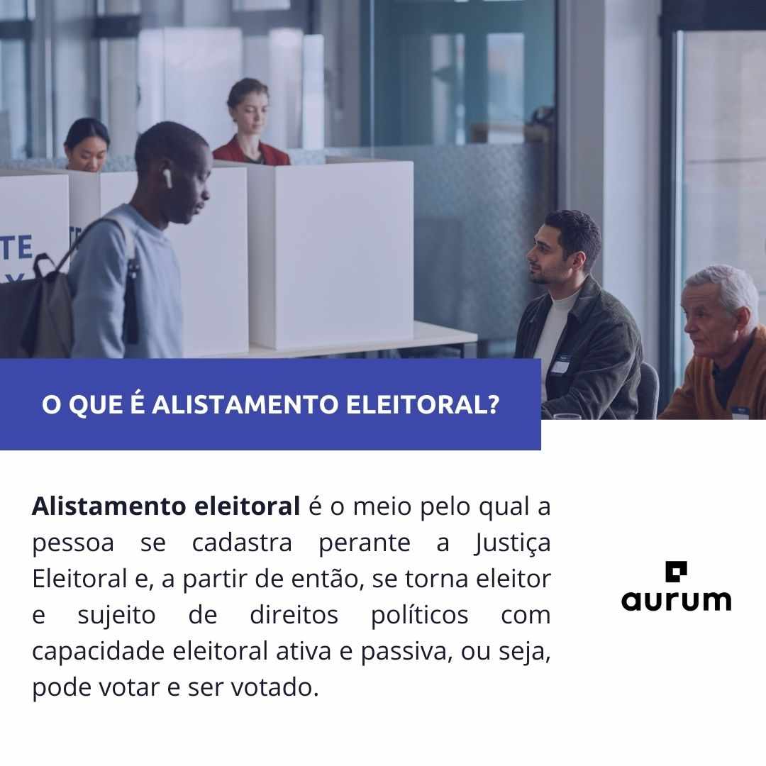 Entenda para que serve o alistamento eleitoral